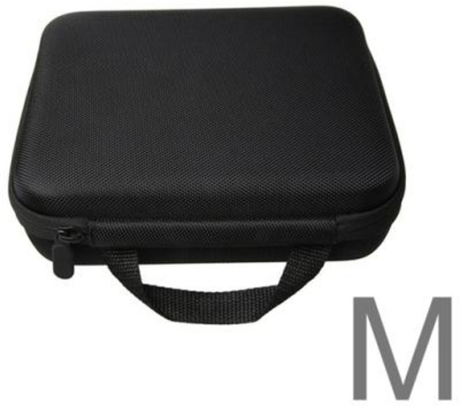 액션 카메라 보호 보관함 가방 운반 케이스 고프로 히어로 11 10 9 8 7 6 샤오미 SJCAM DJI EKEN SJCAM 액션 카메라용, 2) M, 1개
