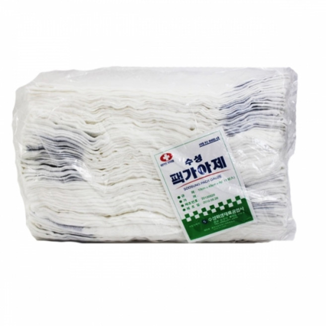 수성위재 팩거즈 10cmx20cmx8p (100ea) 멸균 드레싱 의료용, Sterile Gauze