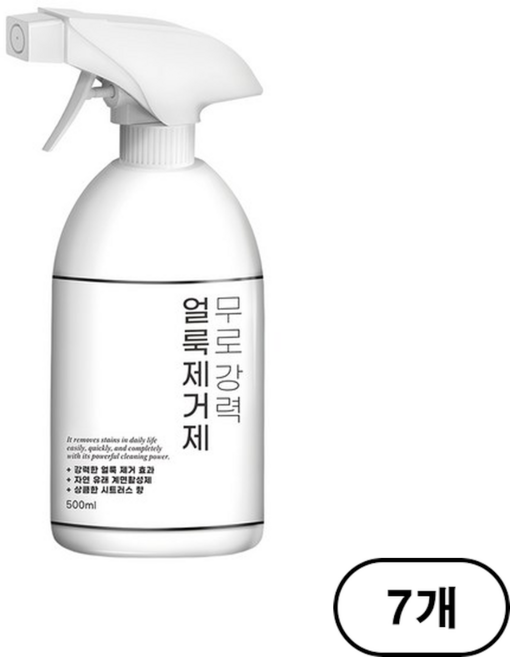 무로 강력 얼룩제거제, 500ml, 7개