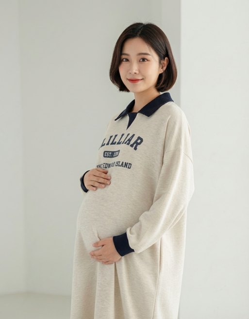 릴리아르 국내산 캐주얼 임산부원피스