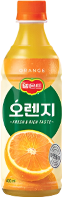 델몬트 오렌지100 주스, 400ml, 6개