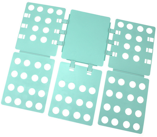 코히모 옷정리 대형 옷접기 폴더 빨래개기 판 패드 트레이 5W0009, 1개, 민트