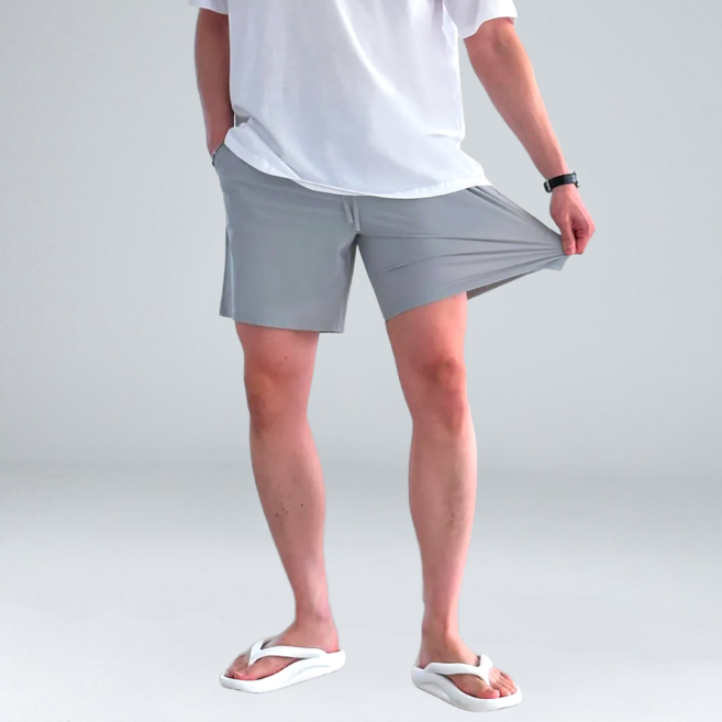 이브컴퍼니 남녀공용 아이스 냉감 메가 스판 밴딩 쿨링 반바지 빅사이즈 2544-1