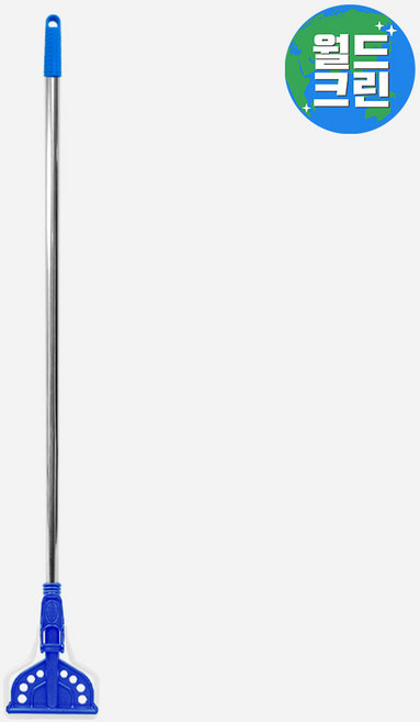 월드크린 원터치 스텐 마포대 136cm 밀대 막대 마포 대 걸레 바닥 청소, 1개, 기본
