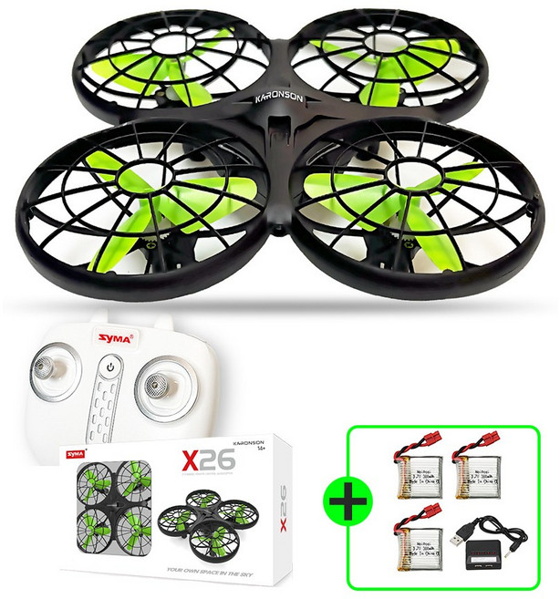 카론슨 시마 X26풀세트+추가배터리3개+충전기 입문용 연습용 교육용 초보자 선물 미니드론, 카론슨X26드론풀세트+추가배터리3개+충전기, 1개