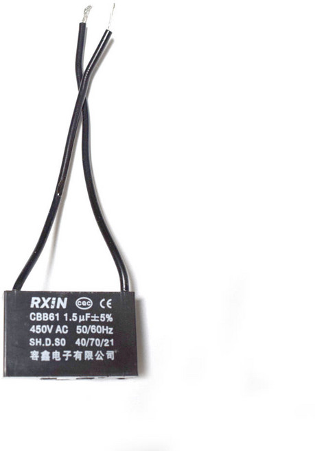 티놀지 CBB61 기동콘덴서 모터 선풍기 보일러 AC 전기 수지콘덴샤 AC450V, 1.5uF(블랙라인), 1개