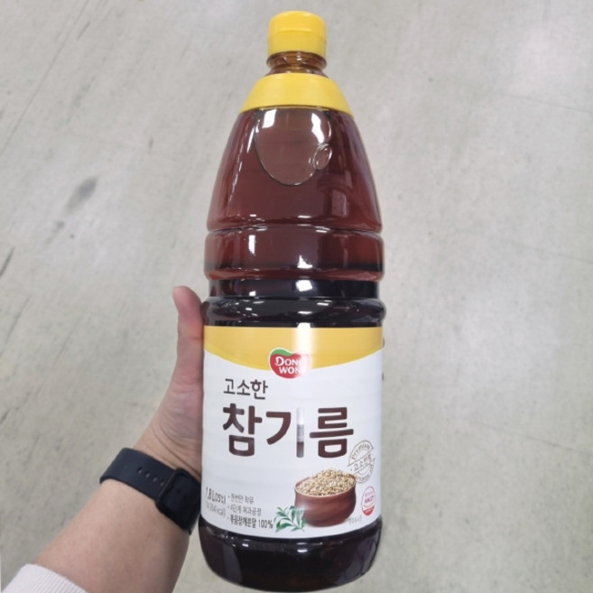 푸드올마켓_ 동원 고소한 참기름 1.8L, 1개