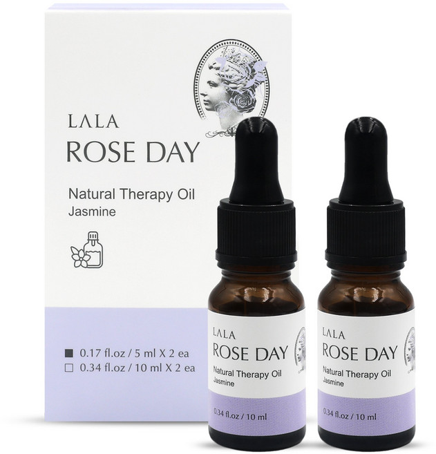 라라로즈데이 아로마 이너퍼퓸 Y존 케어 자스민 10ml 2개세트 속옷 향수 여성청결제, 2개