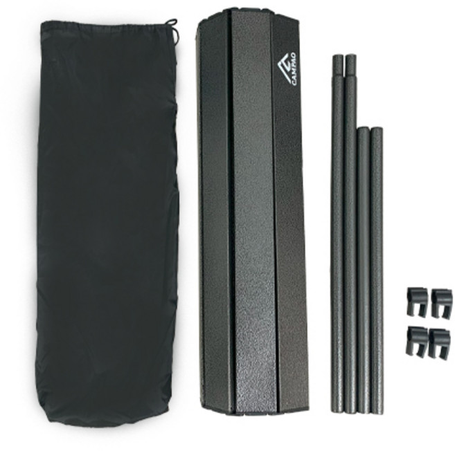 캠파오 캠핑웨건 테이블 캠핑왜건 상판, 블랙, 1개