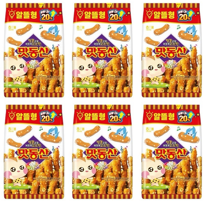 해태 맛동산, 6개, 341g