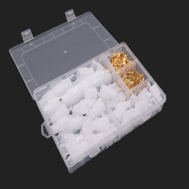 압착단자 380 접속 단자 와이어 커넥터 2P 3P 4P 6P 터미널 380pcs, 1개