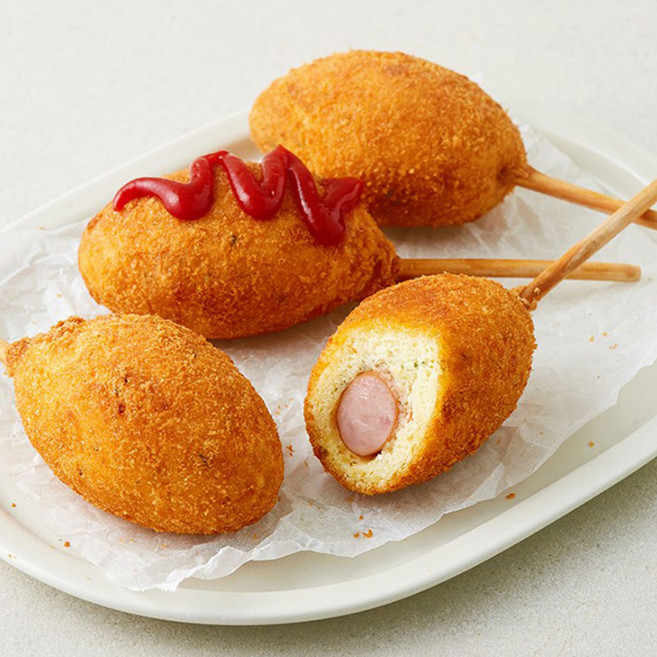 티니핑 크리스피 핫도그, 1개, 250g