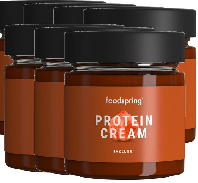 독일 푸드스프링 foodspring Protein Cream 헤이즐넛 프로틴 크림 소스, 200g, 7개