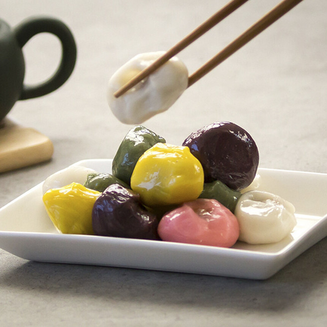 (m) 아리울떡공방 굳지않는 수제 깨송편 1kg, 1개