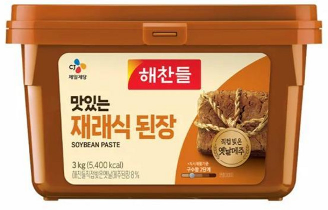 CJ 해찬들 맛있는 재래식된장, 3kg, 16개