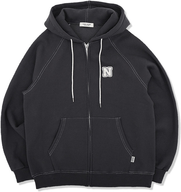 노르딕아일랜드 N로고 후드집업 (기모X)