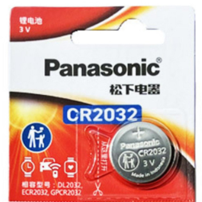 Panasonic 國際牌 CR2032 鈕扣電池, 1個
