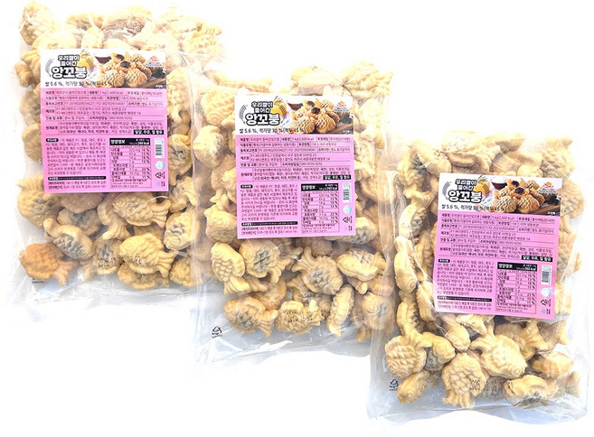 새마원 반쿡 우리쌀 미니붕어빵 (단팥), 3개, 1kg