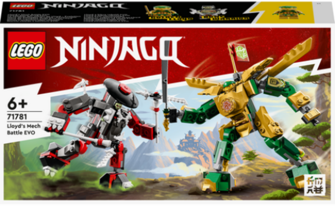 레고 닌자고 71781 로이드의 로봇 전투 EVO, 혼합색상, 1개
