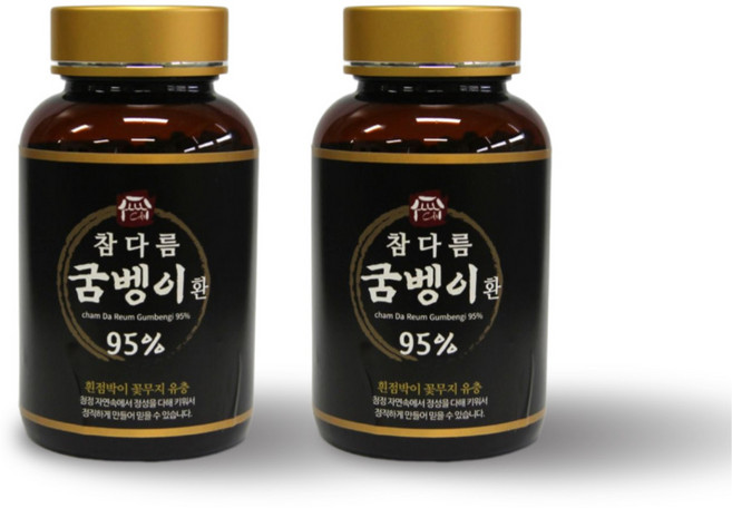 참다름 굼벵이환 굼벵이 95% 함량 국내산 꽃벵이 흰점박이꽃무지 굼뱅이환, 100g, 2개