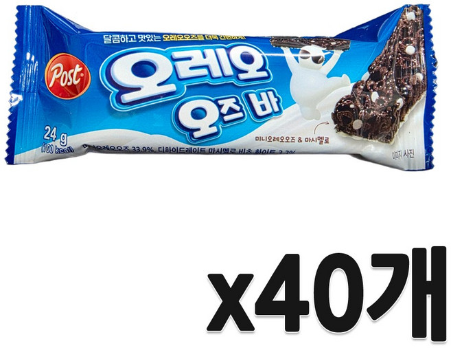 동서 포스트 오레오 오즈바 24g, 40개