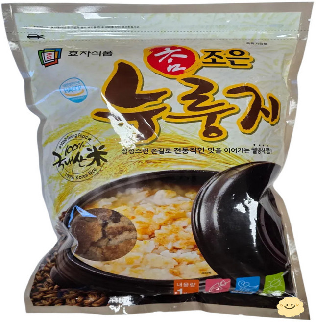 효자식품 참 조은 누룽지, 1kg, 4개