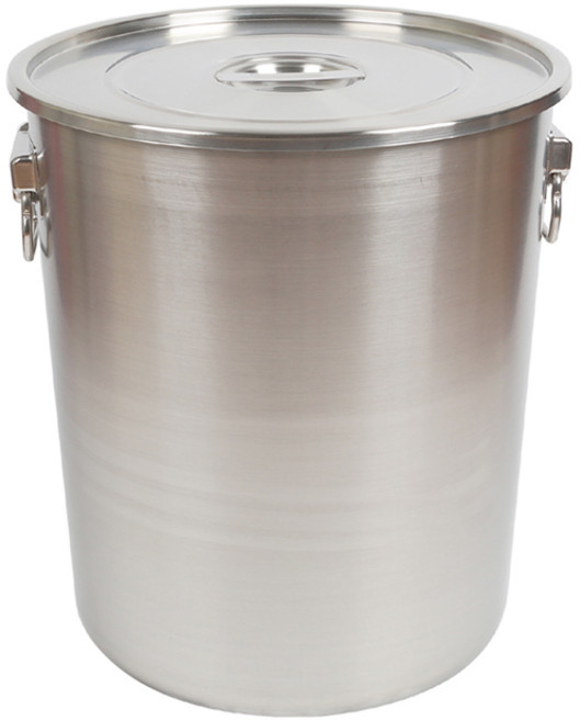 스텐304 무용접 통판 육수통 식깡 곰솥 들통, 인덕션겸용 3호, 1개, 27.5cm