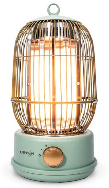 어반 소형 전기히터 메트로 사무실 가정용 캠핑 스탠드 고효율 전기난로 온열기, 랜턴형 UEH-7075G