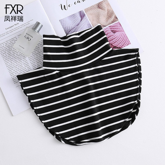 하이앤드 페이크 목폴라 목카라 공갈목티 레이어드 스판 넥워머