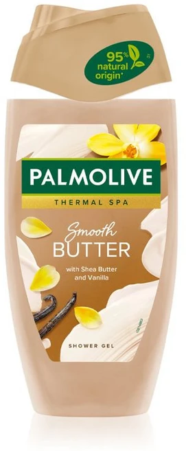 팜올리브 Palmolive 테르말 스파 샤워젤 - 스무스 버터 시아 버터 앤 바닐라 250ml, 1개 - 쿠팡