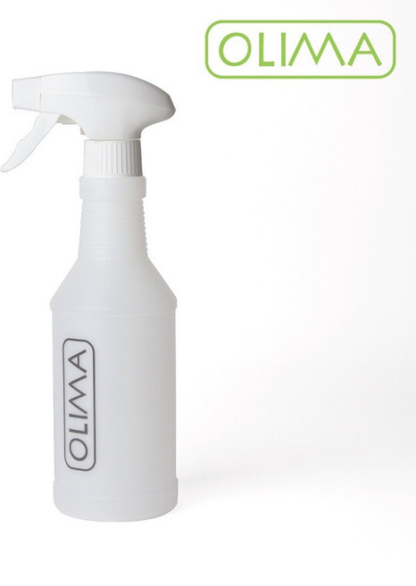 OLIMA 輕巧型泡沫噴頭HFS 手持泡沫噴壺, 白色高發泡噴頭+500ML半透圓瓶, 白色
