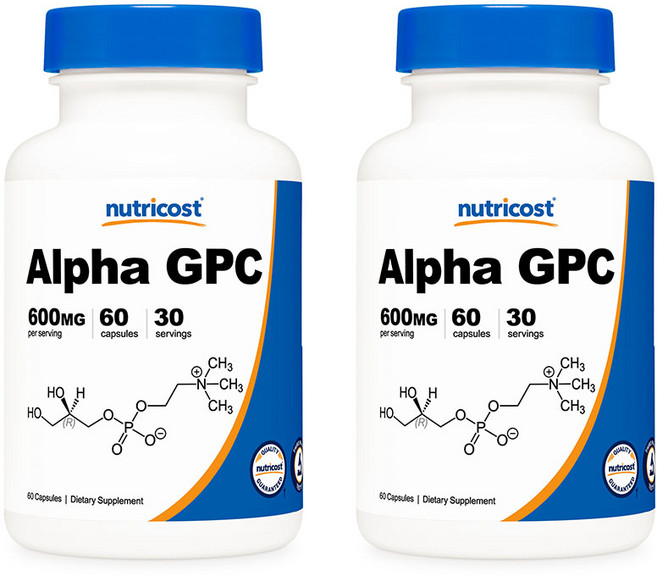 뉴트리코스트 알파 GPC Alpha GPC 300mg, 60정, 2개