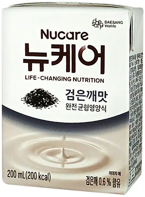 뉴케어 완전균형 영양식 구수한맛 고소한검은깨 200ml 택1 30팩 환자 식사대용 빨대타입, 30개