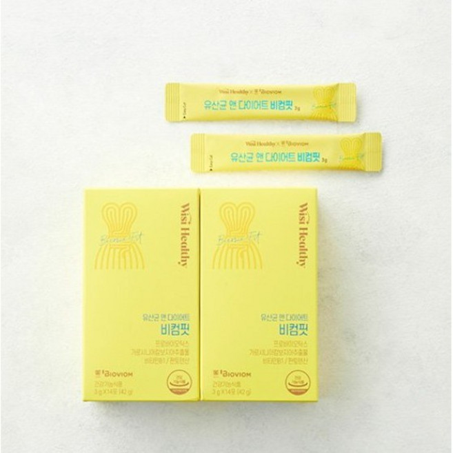 삼진제약 유산균 앤 다이어트 비컴핏, 42g, 2개