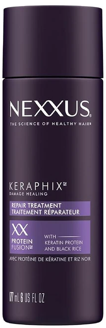Nexxus Keraphix 데미지 리페어 프리워시 트리트먼트 크림 손상된 모발용 케라틴 단백질 및 흑미 함유 170g(6온스), 1, 177ml - 쿠팡