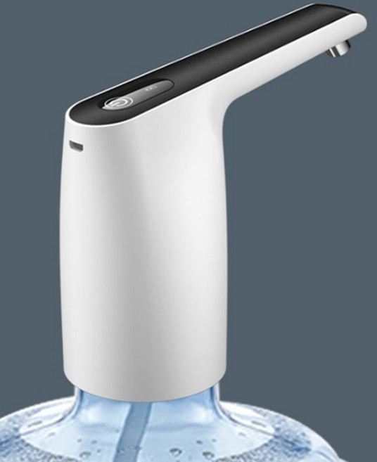 스마트 워터펌프 생수통펌프 자동 생수펌프 캠핑물통, 블랙, 1개