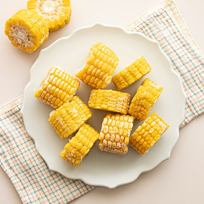 냉동 삶은옥수수 1kg (3-4cm 절단), 1개