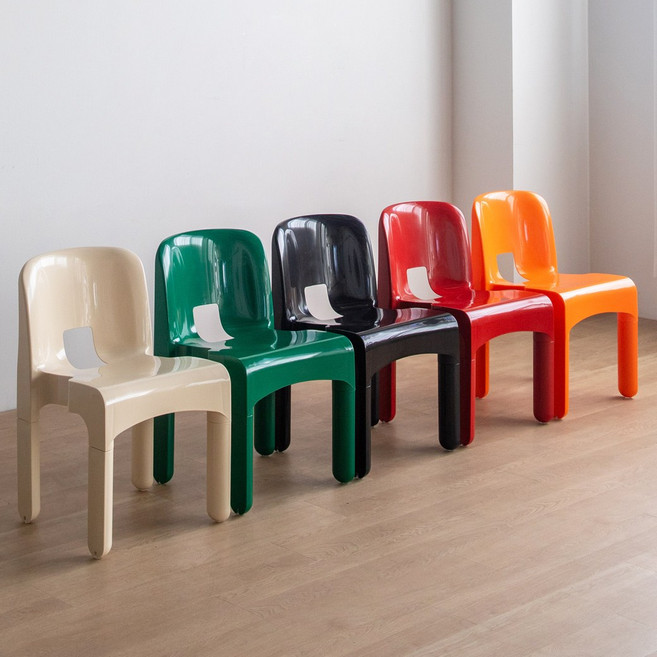 로얄다이아 엣지체어 미드센추리 모던 빈티지 뉴트로 포인트 체어 인테리어의자 카페의자, 엣지체어-크림, 1개