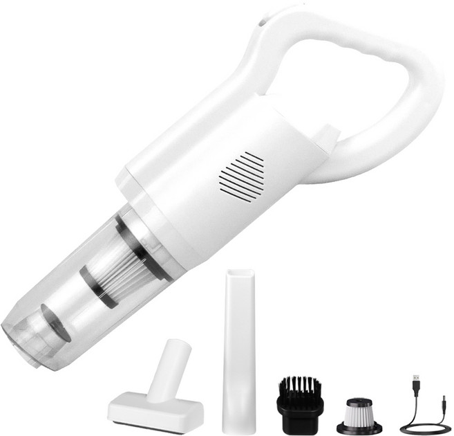 헤이슨 클린Zero 차량용 청소기 무선 초강력 핸디 청소기, 화이트