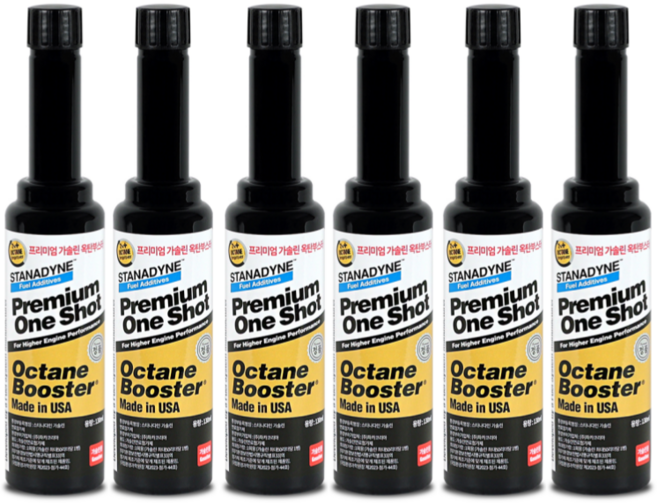 스타나다인 가솔린 휘발유 차량 옥탄부스터 연료첨가제 130ml, 가솔린/휘발유, 6개