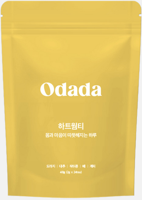 오다다 하트웜티2g 24개입 1개, 2g