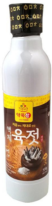 약목 참액체육젓, 500g, 1개