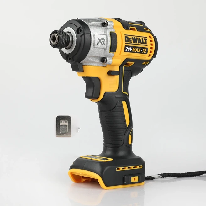 충전 드릴 임팩 전동 공구 렌치 DEWALT-DCF887 1/4in 브러시리스 무선 3 단 임팩트 드라이버 18V 리튬 전, 01 No Battery, 1개