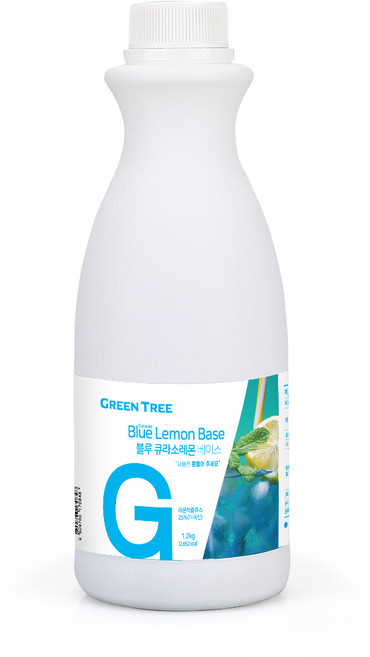 그린트리 블루큐라소 레몬 에이드 베이스, 1.2kg, 1개
