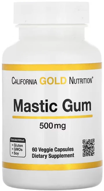 캘리포니아골드뉴트리션 CGN 매스틱검 500mg 60정 칼슘, 1개 - 쿠팡