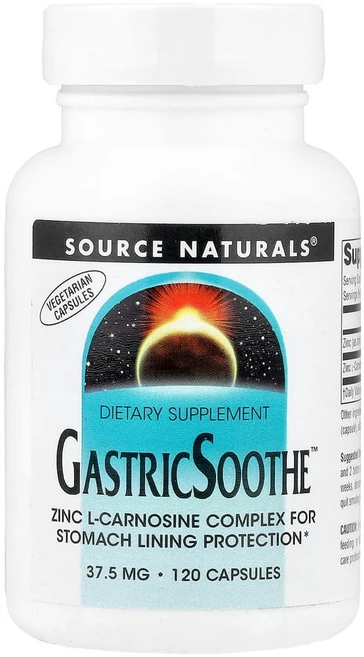 소스내추럴스 GastricSoothe 37.5mg 캡슐 120정, 1개 - 쿠팡