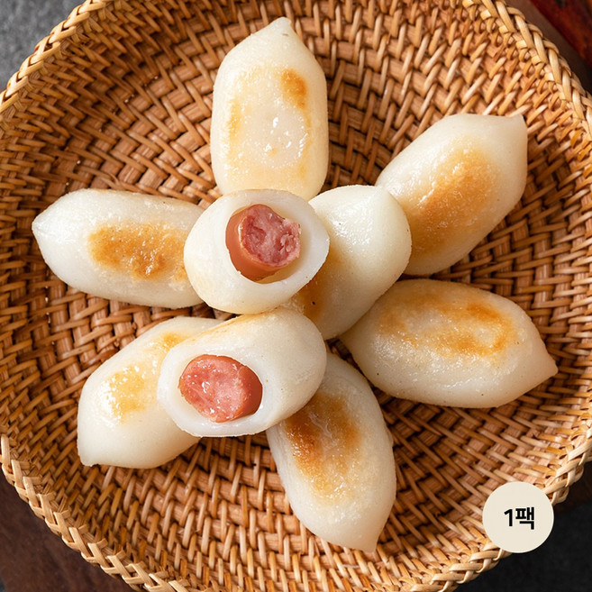 소떡 한입소떡 600g 휴게소 단골메뉴 쫄깃한 비엔나소시지 영자소떡업그레이드 무궁화푸드, 1개