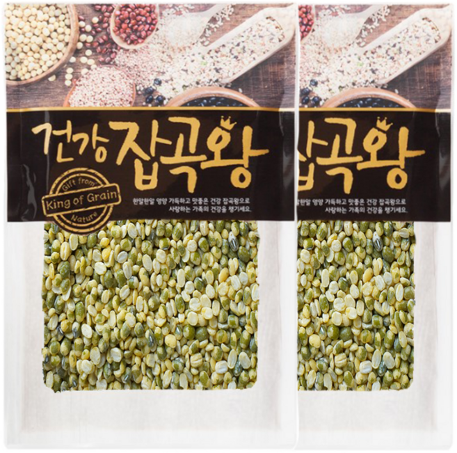 곡물공방 수입 깐녹두 2kg(1kgx2봉), 1kg, 2개
