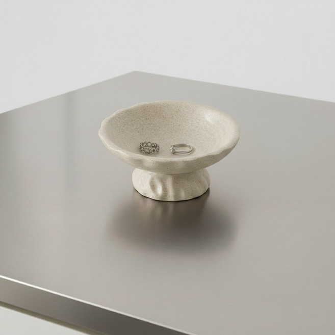 엘리무아 블럼 세라믹 소품트레이, 베이지