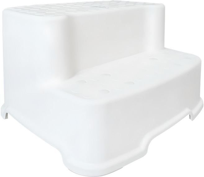 버드시아 논슬립 2단 디딤대, 아이보리, 1개